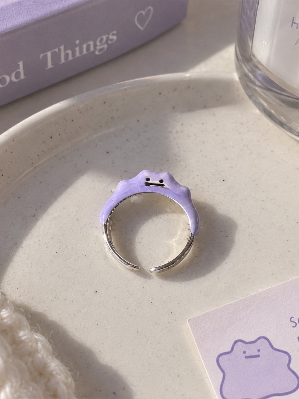 Pokémon Ditto Ring from Japan – Purple Adjustable Ring Size 7